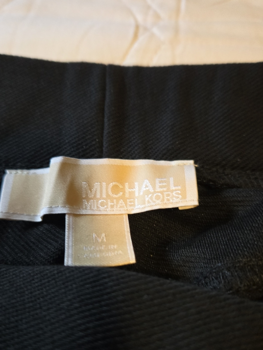 MICHAEL Michael Kors Black Women's Leggings with Branded Waistband